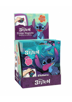 Magnes na lodówkę Stitch 1szt.mix