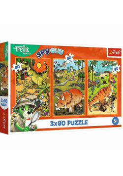 Puzzle 3x80 Zwyczaje Treflików TREFL