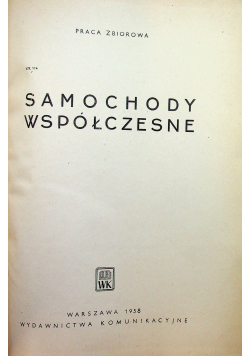 Samochody współczesne