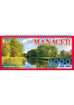 Kalendarz 2022 Biurowy Manager TELEGRAPH