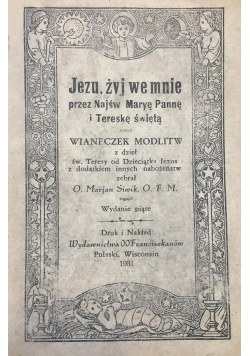 Jezu żyj we mnie 1931 r