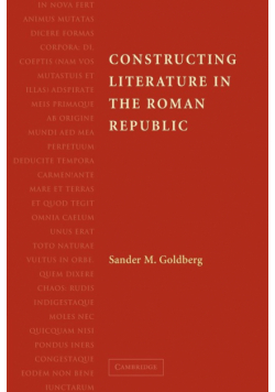 Constructing Literature in the Roman Republic
