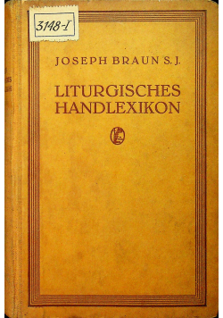 Liturgisches handlexikon 1924 r