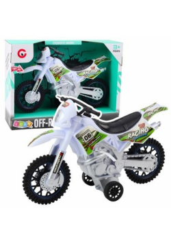 Motor crossowy Off-Road biały