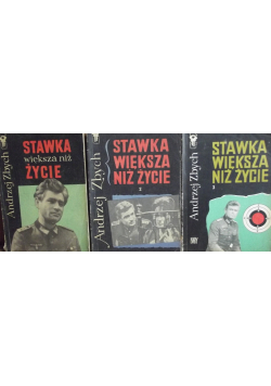 Stawka większa niż życie  Tom od I do III