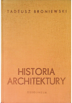 Historia architektury