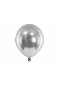Balony Glossy 12cm 50szt srebrny