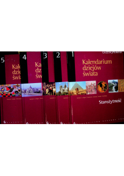 Kalendarium dziejów świata Tom od I do V