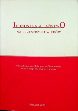 Jednostka a państwo na przestrzeni wieków