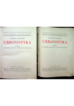 Urbanistyka Tom I i II 1937r