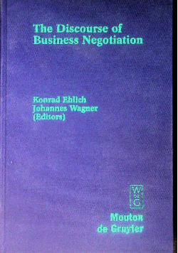 The discourse of business negotiation