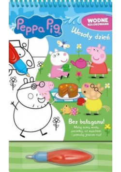 Świnka Peppa Wodne kolorowanie. Wesoły dzień.