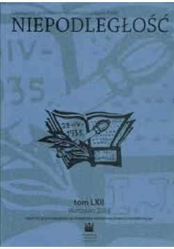 Niepodległość Tom LXIII