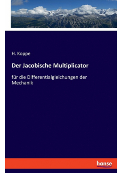 Der Jacobische Multiplicator