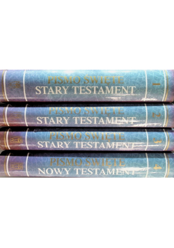 Pismo Święte. Stary Testament i Nowy Testament,  Tom od 1 do 4