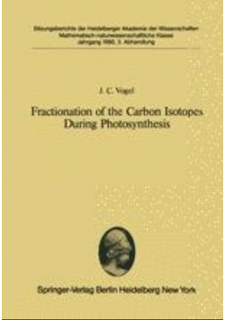 Fractionation of the carbon isotopes during