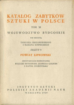 Katalog zabytków sztuki w polsce Powiat Lipnowski