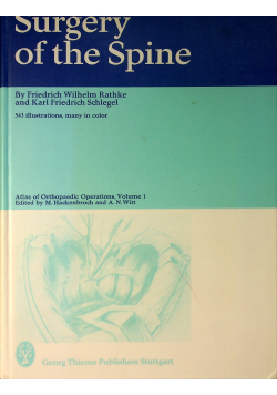Surgery of the Spine