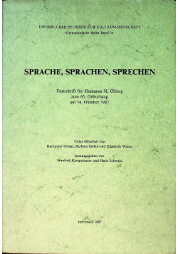 Sprache, Sprachen, sprechen