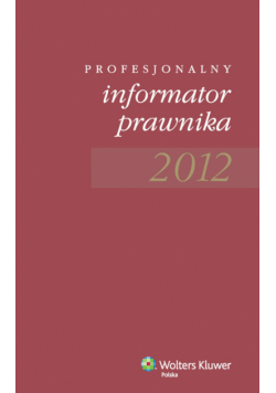 Profesjonalny informator prawnika 2012