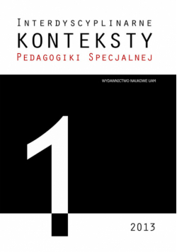 Interdyscyplinarne konteksty pedagogiki specjalnej