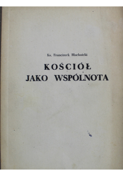 Kościół jako wspólnota