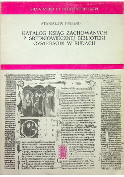 Katalog ksiąg zachodnich z średniowiecznej biblioteki cystersów w Rudach