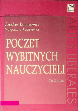Poczet wybitnych nauczycieli