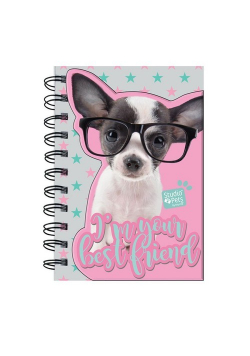 Notes Studio Pets chihuahua w okularach