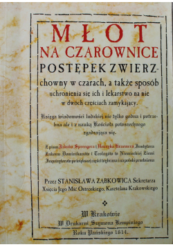 Młot na czarownice reprint z 1614 r.