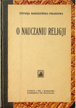 O nauczaniu religji 1921r