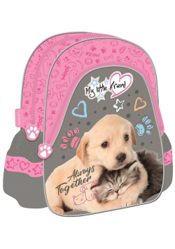 Plecak szkolno-wycieczkowy trójkątny Cat & Dog