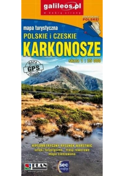 Mapa tur. - Polskie i Czeskie Karkonosze 1:25 000