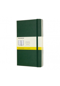 Notes Classic L 13x21 tw. kratka mirtowa zieleń