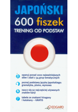 Japoński 600 fiszek Trening od podstaw