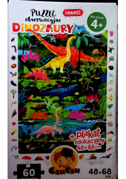Puzzle obserwacyjne Dinozaury