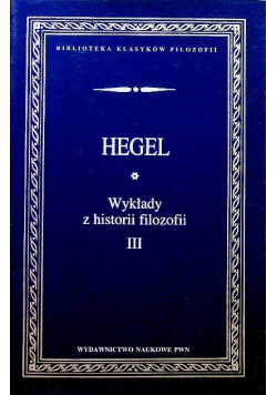 Wykłady z historii filozofii III