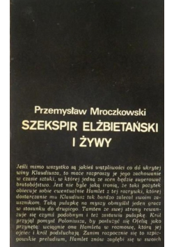 Szekspir elżbietański i żywy