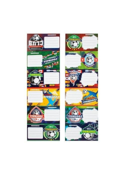 Naklejki na zeszyt Football (25szt)