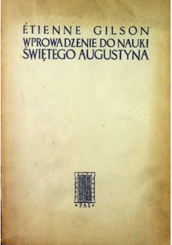 Wprowadzenie do nauki świętego Augustyna