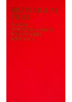 Breviarium Fidei Wybór doktrynalnych wypowiedzi Kościoła