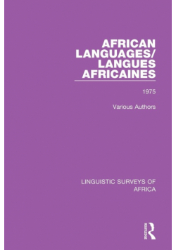 African Languages/Langues Africaines