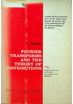 Fourier Transforms and the theory of distributions