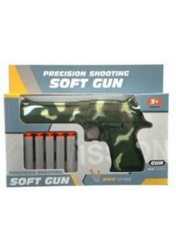 Pistolet + 5 pocisków