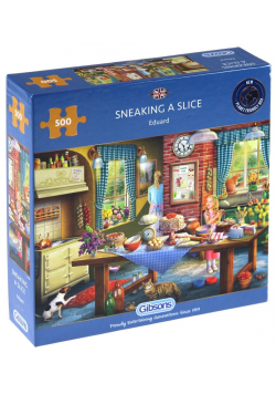 Puzzle 500 Ukradkiem po łakocie G3
