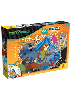 Puzzle dwustronne 108 Zwierzogród
