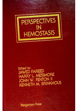Perspectives in hemostasis
