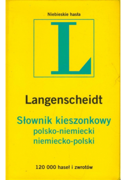 Słownik kieszonkowy polsko-niemiecki niemiecko-polski