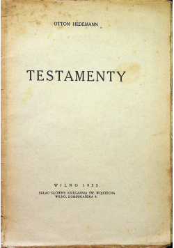 Testamenty 1935 r