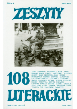 Zeszyty Literackie 108 Konstanty A.Jeleński